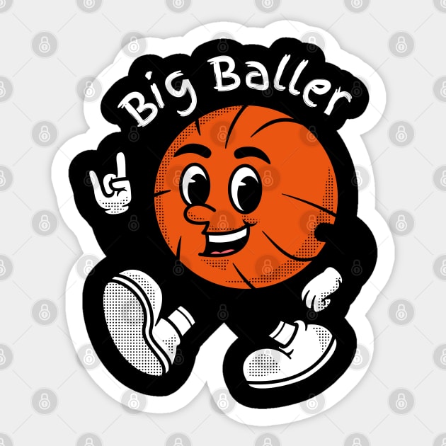 Basketball Big Baller Sticker by Hayden Mango Collective 